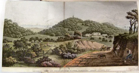 General View of Sherringham Bower, Norfolk: Abbot Upcher, c.1812
